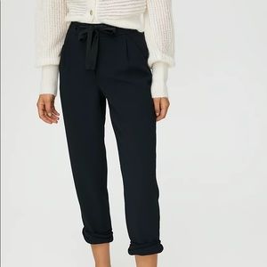 Aritzia Wilfred Allant Pants Dark Blue